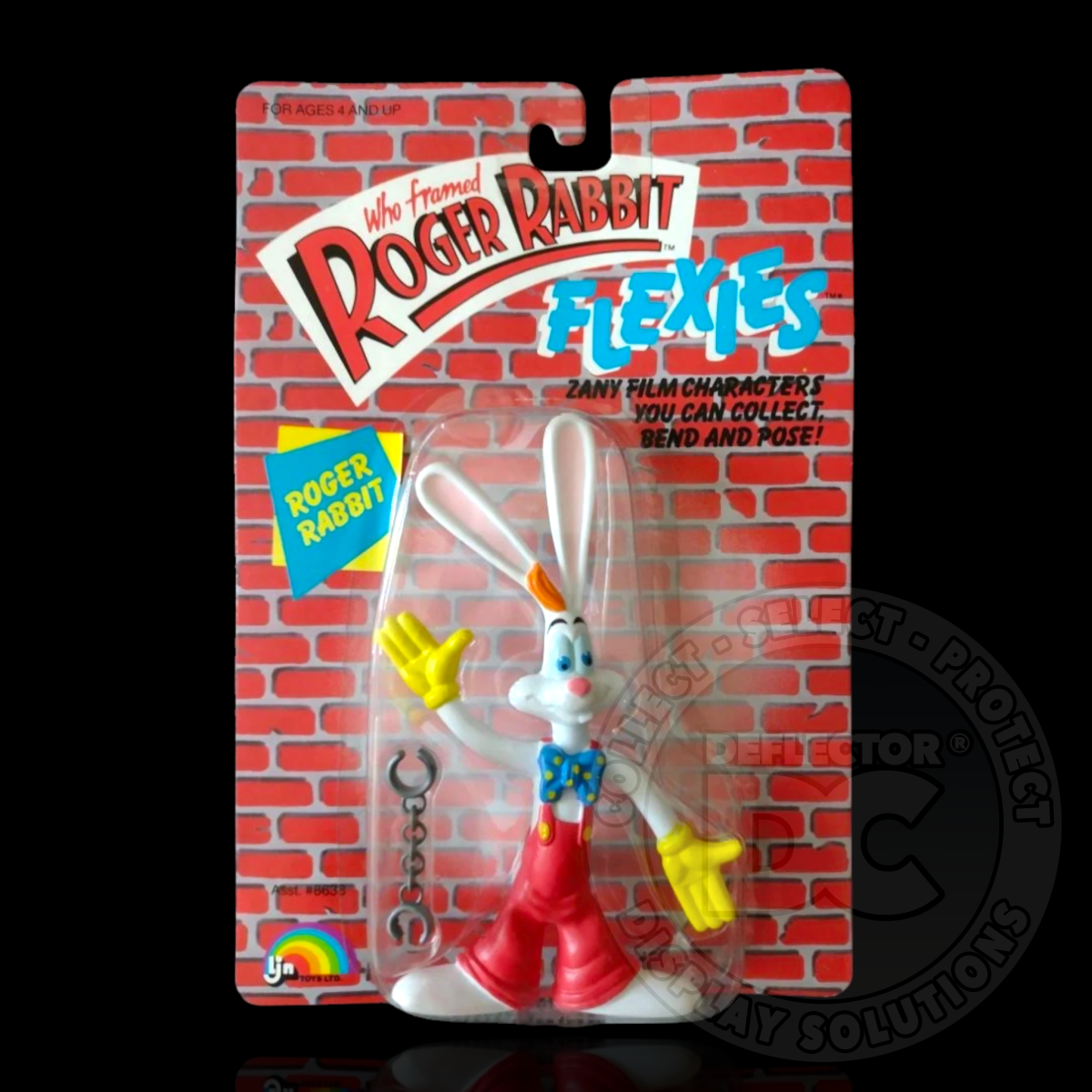 Who Framed Rodger Rabbit Flexies Figure Display Case Deluxe 600µm / Card Holder Folding Display Case