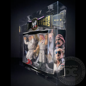 WWE Classic Super Stars 2 Pack Figure Folding Display Case