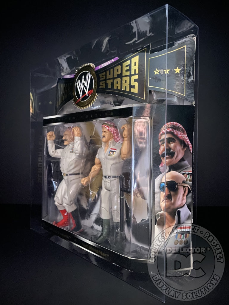 WWE Classic Super Stars 2 Pack Figure Folding Display Case