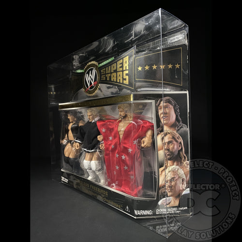 WWE Classic Super Stars 3 Pack Figure Folding Display Case