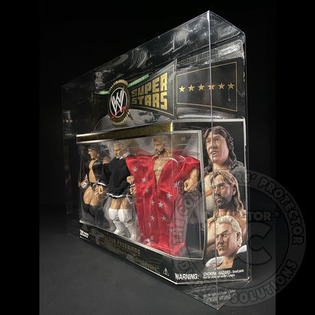 WWE Classic Super Stars 3 Pack Figure Folding Display Case