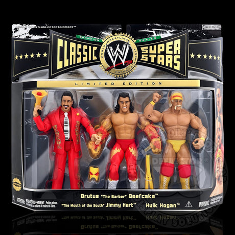 WWE Classic Superstars 3-Pack Figure Display Case