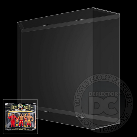 WWE Classic Superstars 3-Pack Figure Display Case