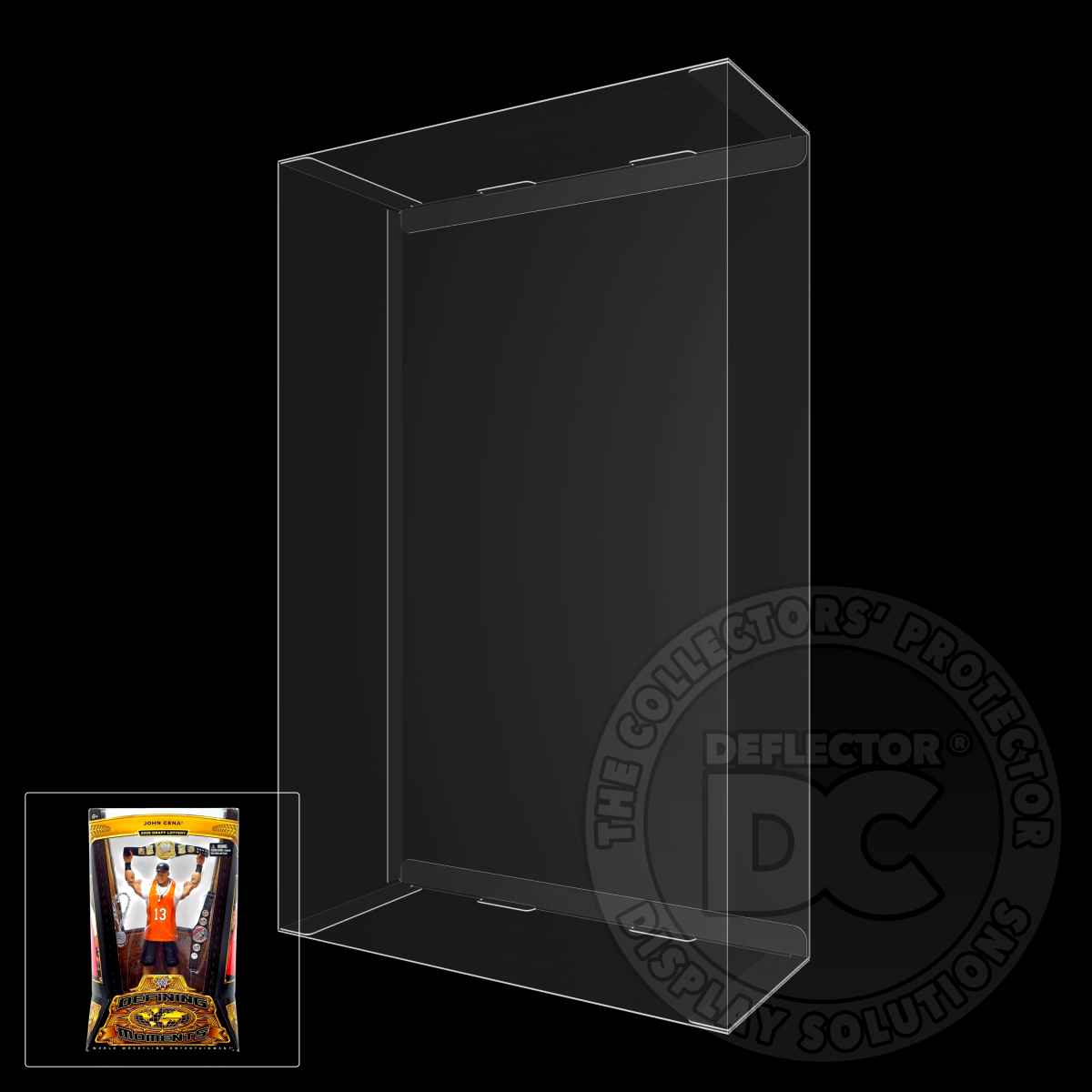 WWE Defining Moments Series 1-5 Figure Display Case