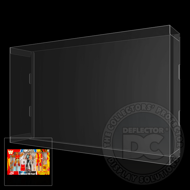 WWE Elite Collection Hulk Hogan 3-Pack Figure Display Case