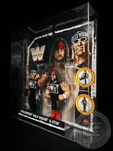 Load image into Gallery viewer, WWE Official Retro Tag Team 2 Pack Figure Display Case