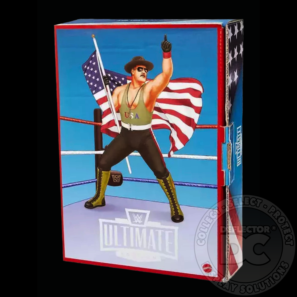 WWE Ultimate Edition Sgt. Slaughter Figure Display Case
