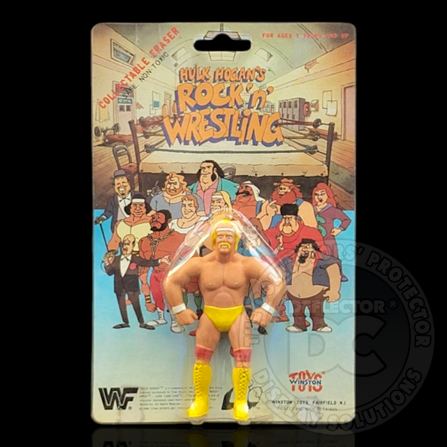 WWF Hulk Hogan’s Rock n Wrestling Collectable Eraser Figure