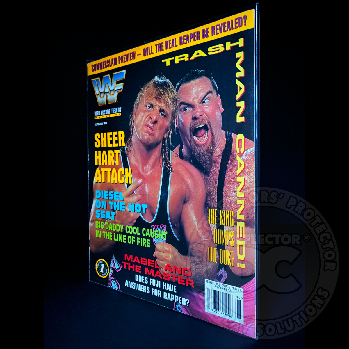 WWF Magazine Folding Display Case - WCW Galoob