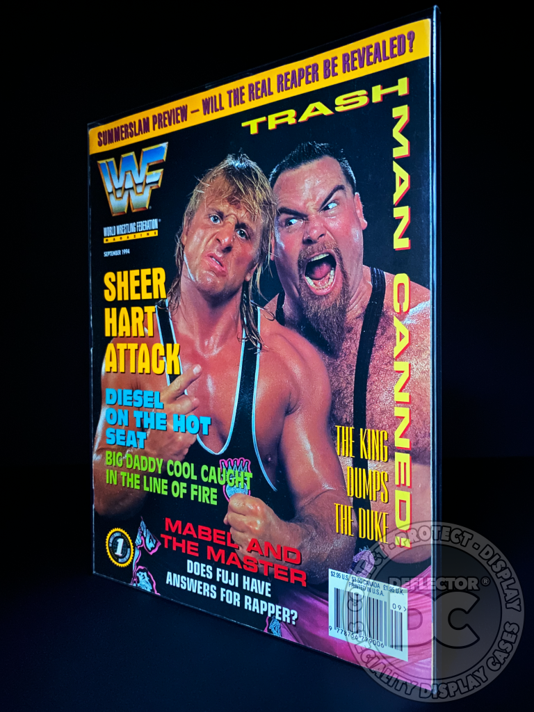 WWF Magazine Folding Display Case - WCW Galoob