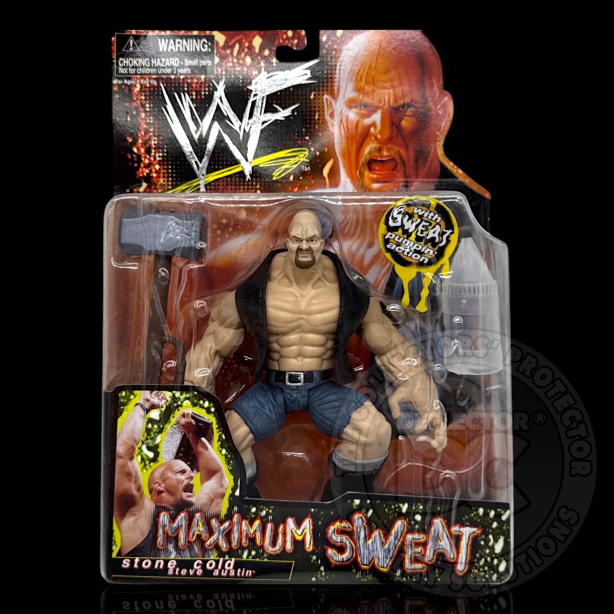 WWF Maximum Sweat Figure Display Case