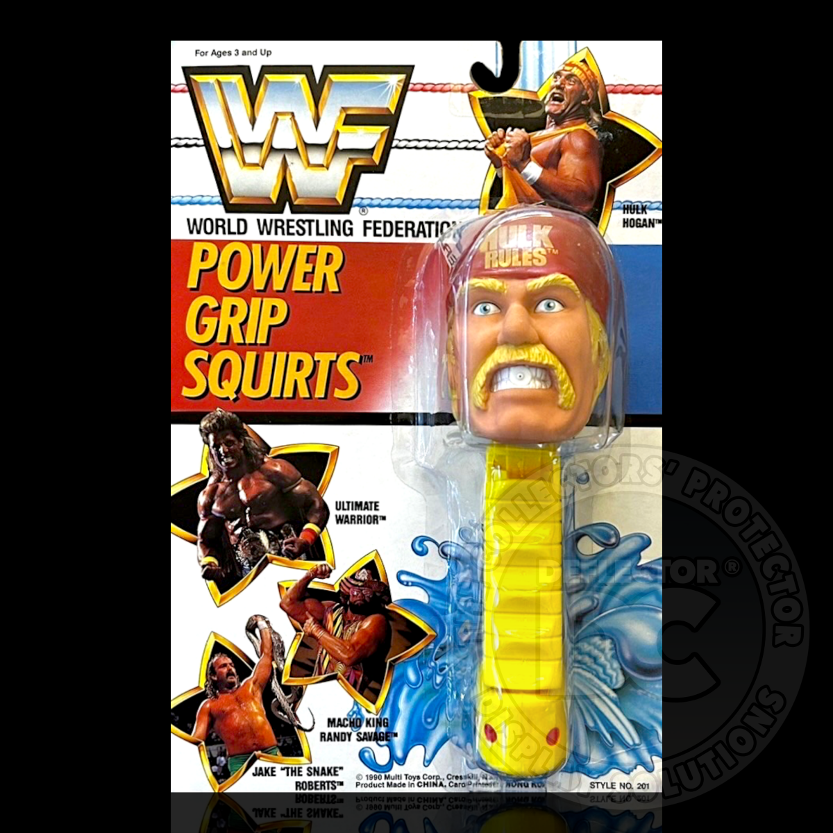 WWF Power Grip Squirts Display Case