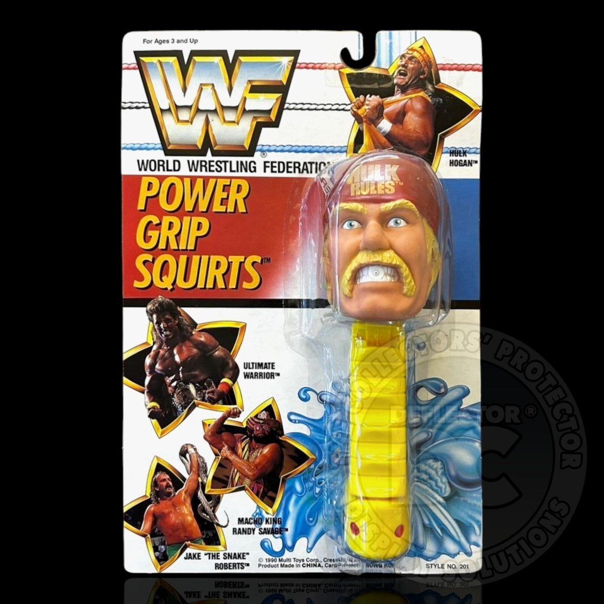 WWF Power Grip Squirts Display Case