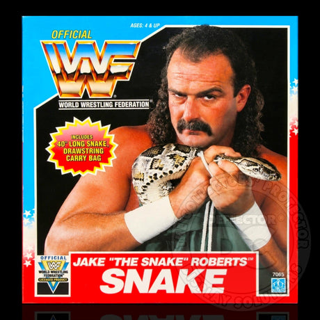 WWF Real Wrestling Action Jake ’The Snake’ Roberts With Bag