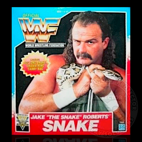 WWF Real Wrestling Action Jake ’The Snake’ Roberts With Bag