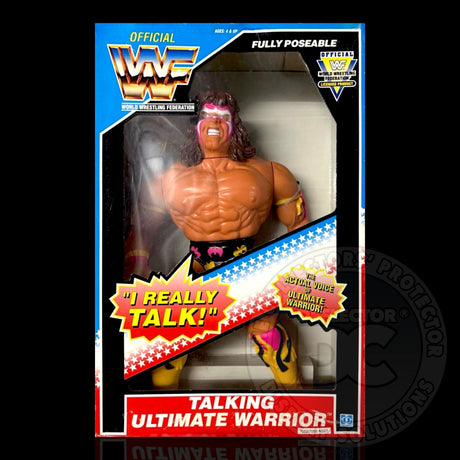 WWF Real Wrestling Action Talking Ultimate Warrior Figure