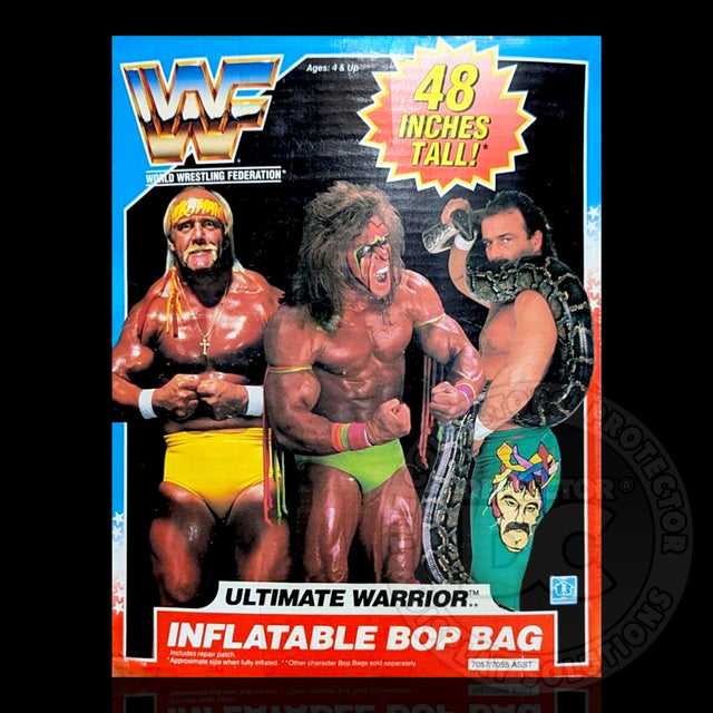 WWF Real Wrestling Action Ultimate Warrior Inflatable Bop