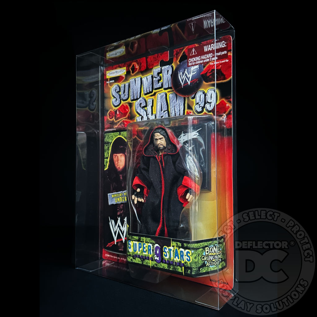 WWF Superstars Series 9 Figure Display Case